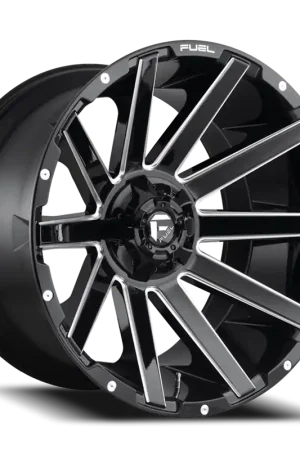 Fuel Contra D615 20x9 +19 6x120/6x139.7mm 78.1mm Gloss Black Milled Instant Buy
