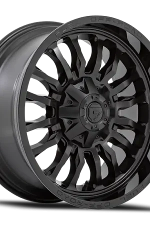 Fuel Arc D796 22x12 -44 8x165.1mm 125.1mm Matte Black Gloss Black Lip Crafted