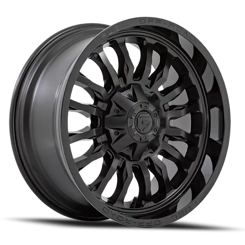 Fuel Arc D796 22x12 -44 8x165.1mm 125.1mm Matte Black Gloss Black Lip Crafted