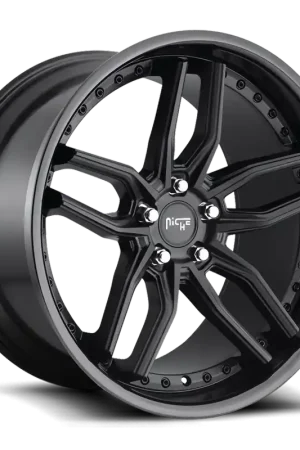 Niche Methos M194 19x9.5 +35 5x114.3mm 72.6mm Gloss Matte Black No Minimum Order