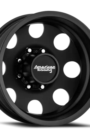 American Racing Baja Dually AR204 BK 17x6.5 -140 8x210mm 154.3mm Satin Black Reduced Price