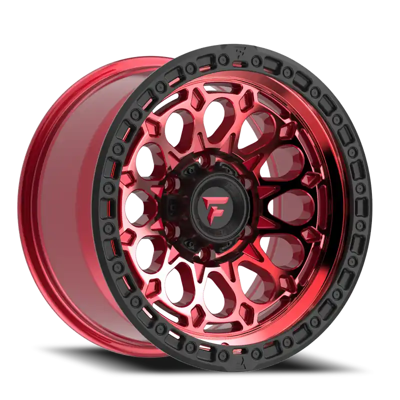 Fittipaldi Offroad Terra Series FT101 RTB 20x9 +18 8x170mm 125.2mm Machined Red Tint Black Ring Certified