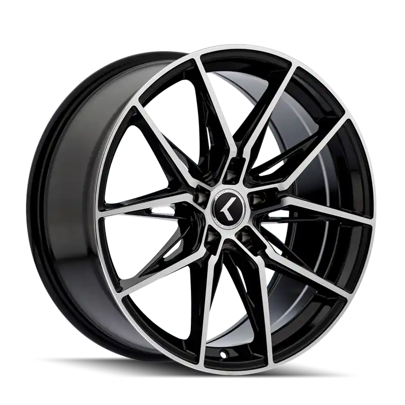 Fresh Stock Kraze Evolve KR196 Gloss Black Machined 20x9 5x114.3 35mm 72.62mm