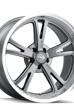 Same Day Shipping Ridler 606 Gloss Grey Machined 20x8.5 5x120.65 0mm 83.82mm