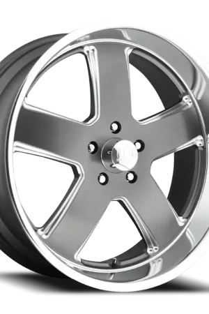 Seasonal Sale US Mags Hustler U118 20x8 +1 5x120.65mm 72.56mm Matte Gunmetal