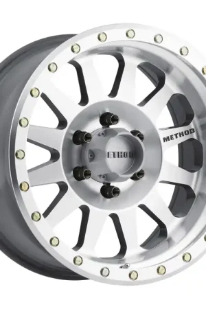 Method MR304 Double Standard 18x9 -12mm Offset 6x5.5 108mm CB Machined/Clear Coat Wheel Worldwide Shipping