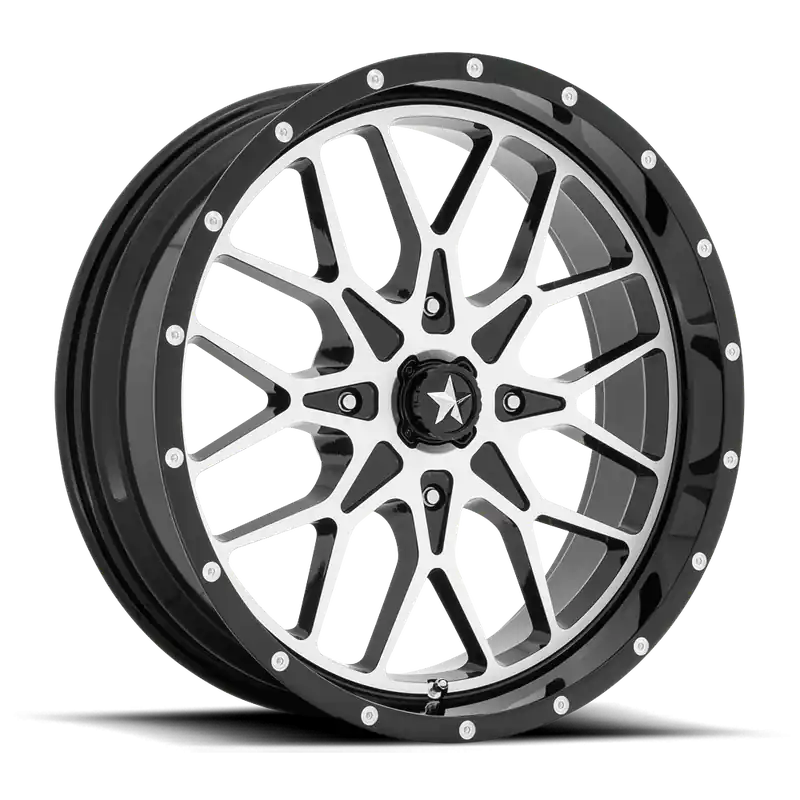 MSA Portal M45 GBM 16x7 +10 4x156mm 115.1mm Gloss Black Machined Hot Deal