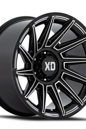 XD Series Specter XD867 GB 20x10 -18 5x127mm 71.5mm Gloss Black Milled Hassle-Free Returns