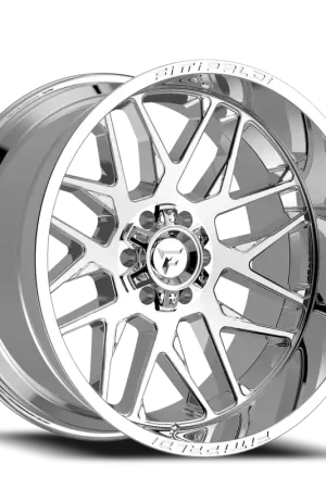 Fittipaldi Offroad Alpha Series FA19MC 20x10 -19 8x180mm 124.3mm Chrome Mirror Coat Chrome Brand New