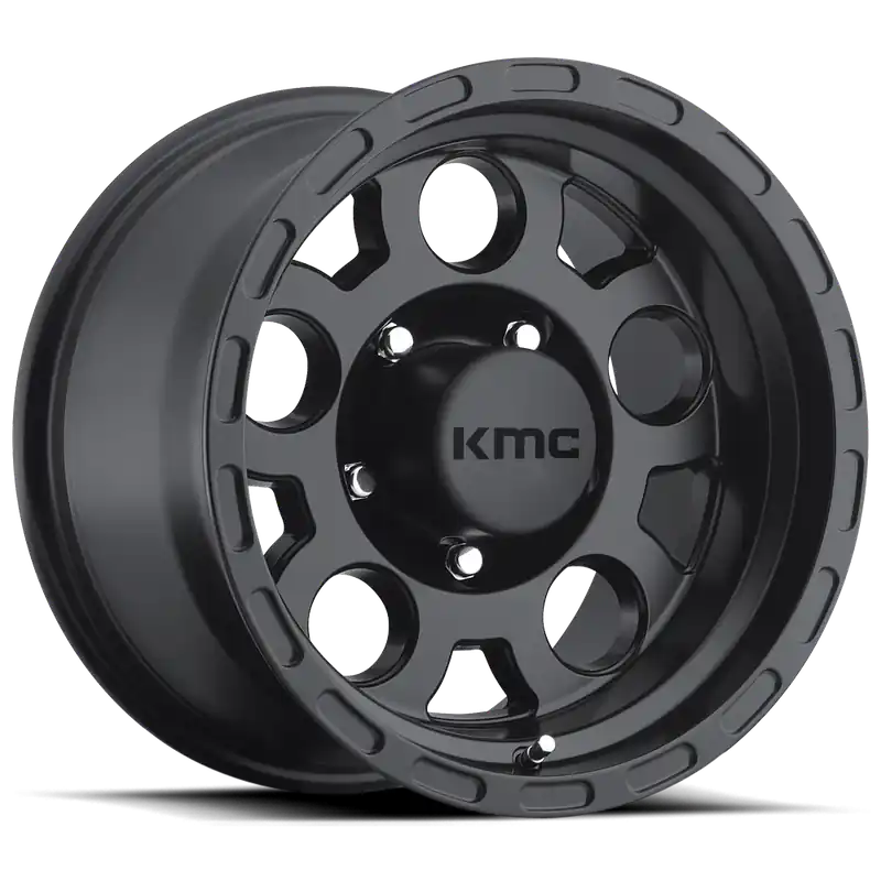 Reduced Price KMC Enduro KM522 MB 15x9 -12 5x139.7mm 108mm Matte Black