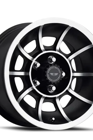 American Racing Vector VN47 BK 15x8.5 +6 5x114.3mm 86.2mm Satin Black Machined Last Chance