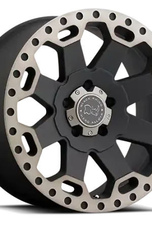 Black Rhino Warlord BK 20x9 +0 5x139.7mm 78.1mm Matte Black Machined Dark Tint Lip Handmade