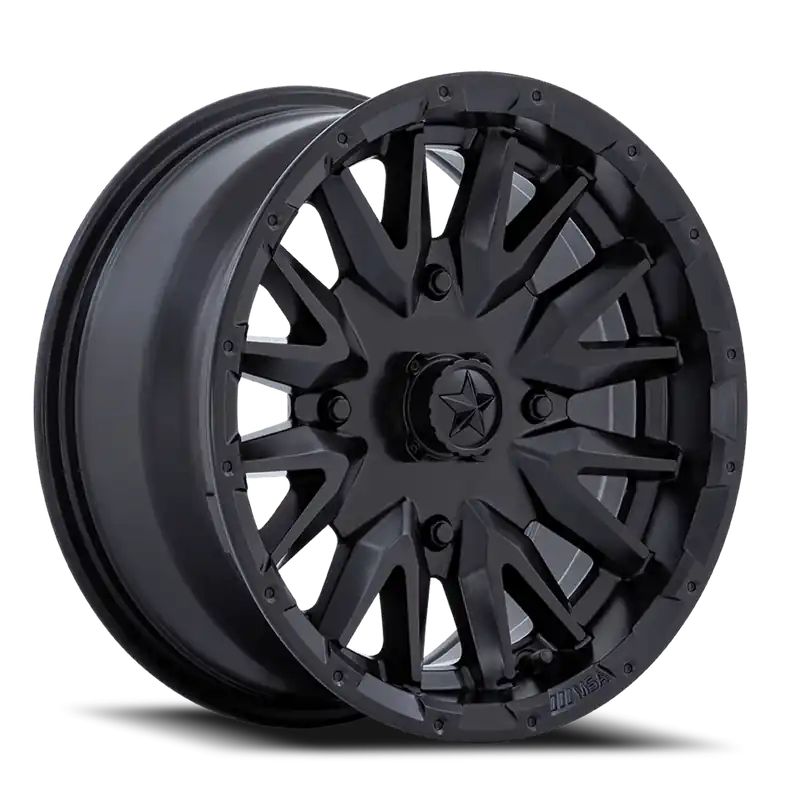 MSA Creed M49 MB 15x7 +10 4x137mm 96mm Matte Black No Minimum Order
