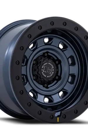 Genuine Black Rhino Xplorer LB 17x9 -12 6x139.7mm 106.1mm Metallic Blue Matte Black Lip