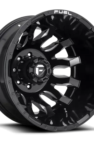 Grab Now Fuel Blitz Dually D675 20x8.25 -221 8x210mm 154.3mm Gloss Black