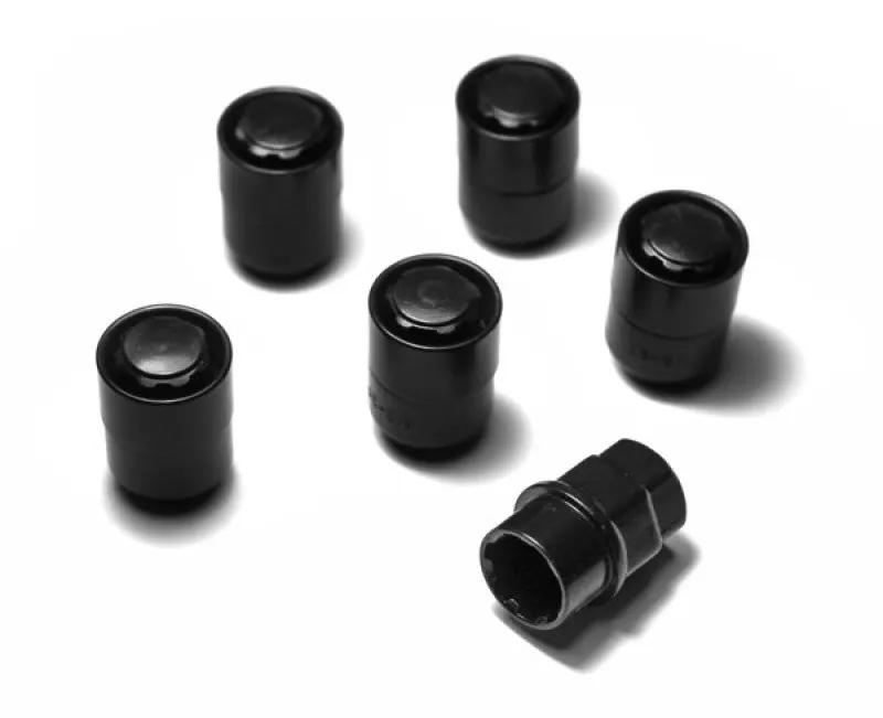 Original Rugged Ridge Five Piece Wheel Lock Set 1/2 -20 Thread Black