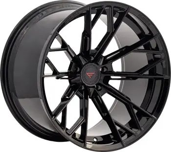 Ferrada Wheels Forge-8 FR11 Obsidian Black 20x9 5x112 ET25 66.56 Mid Concavity Sale