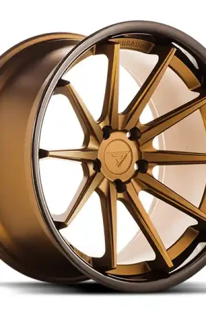 Price Cut Ferrada Wheels FR4 Matte Bronze / Gloss Black Lip 19x8.5 5x112 ET25 p. CB 66.56 Slight Concavity