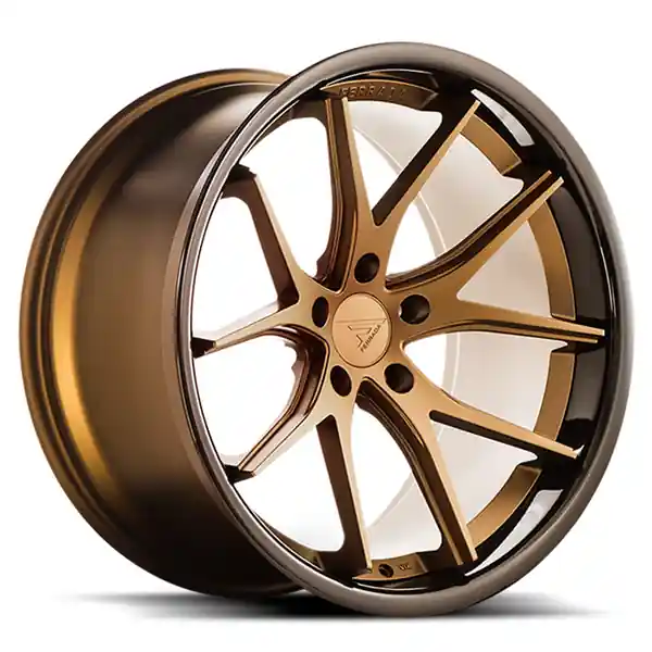 Fast Shipping Ferrada Wheels FR2 Matte Bronze / Gloss Black Lip 19x8.5 5x112 ET42 p. 66.56 Slight Concavity