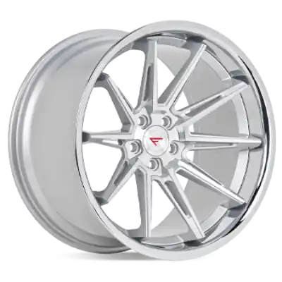 Ferrada Wheels CM2 Machine Silver / Chrome Lip 20x11 5x130 ET50 71.6 Mid Concavity Crafted