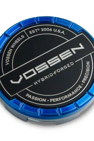 Vossen Billet Sport Cap - Large - Hybrid Forged - Fountain Blue Genuine