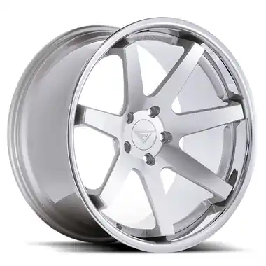 Ferrada Wheels FR1 Machine Silver / Chrome Lip 20x10.5 5x108 ET38 73.1 Deep Concavity Exclusive