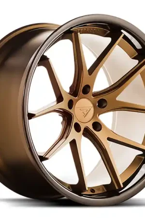 Buy Today Ferrada Wheels FR2 Matte Bronze / Gloss Black Lip 19x10.5 5x120 ET38 p. 72.56 Deep Concavity