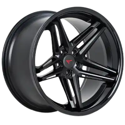 Ferrada Wheels CM1 Matte Black / Gloss Black Lip 20x8.5 5x112 ET40 66.56 Slight Concavity Buy Direct