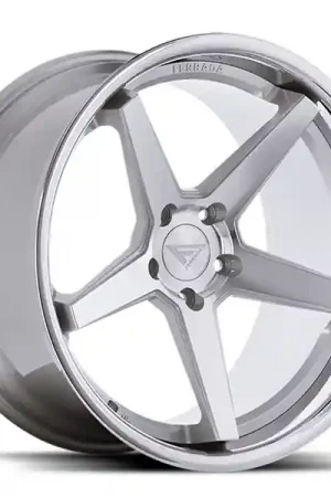 Ferrada Wheels FR3 Machine Silver / Chrome Lip 20x9 5x108 ET35 73.1 Mid Concavity Special Offer