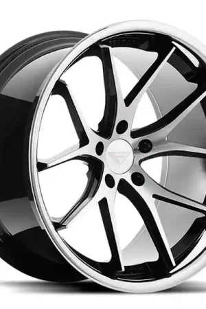 Limited Time Ferrada Wheels FR2 Machine Black / Chrome Lip 20x8.5 5x114 ET35 73.1 Slight Concavity