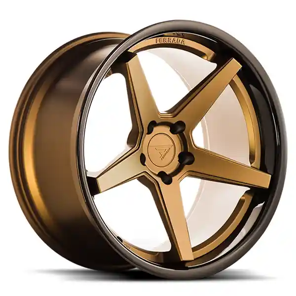 Buy Direct Ferrada Wheels FR3 Matte Bronze / Gloss Black Lip 20x10.5 5x108 ET38 73.1 Deep Concavity