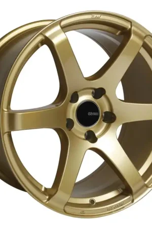 Certified Enkei T6S GG 18x9.5 +45 5x100mm 72.6mm Gold